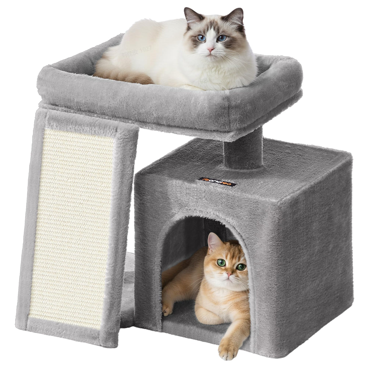 Feandrea cima de la torre para gatos, percha cómoda para observar