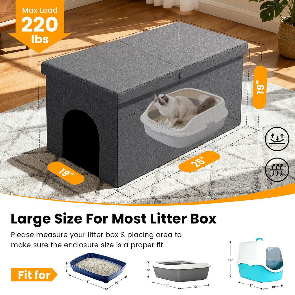 Fecuria: espacio amplio para gatos de todos los tamaños.