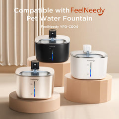 FEELNEEDY filtro repuesto YPD-C004S, enfoque filtro, agua fresca para mascotas