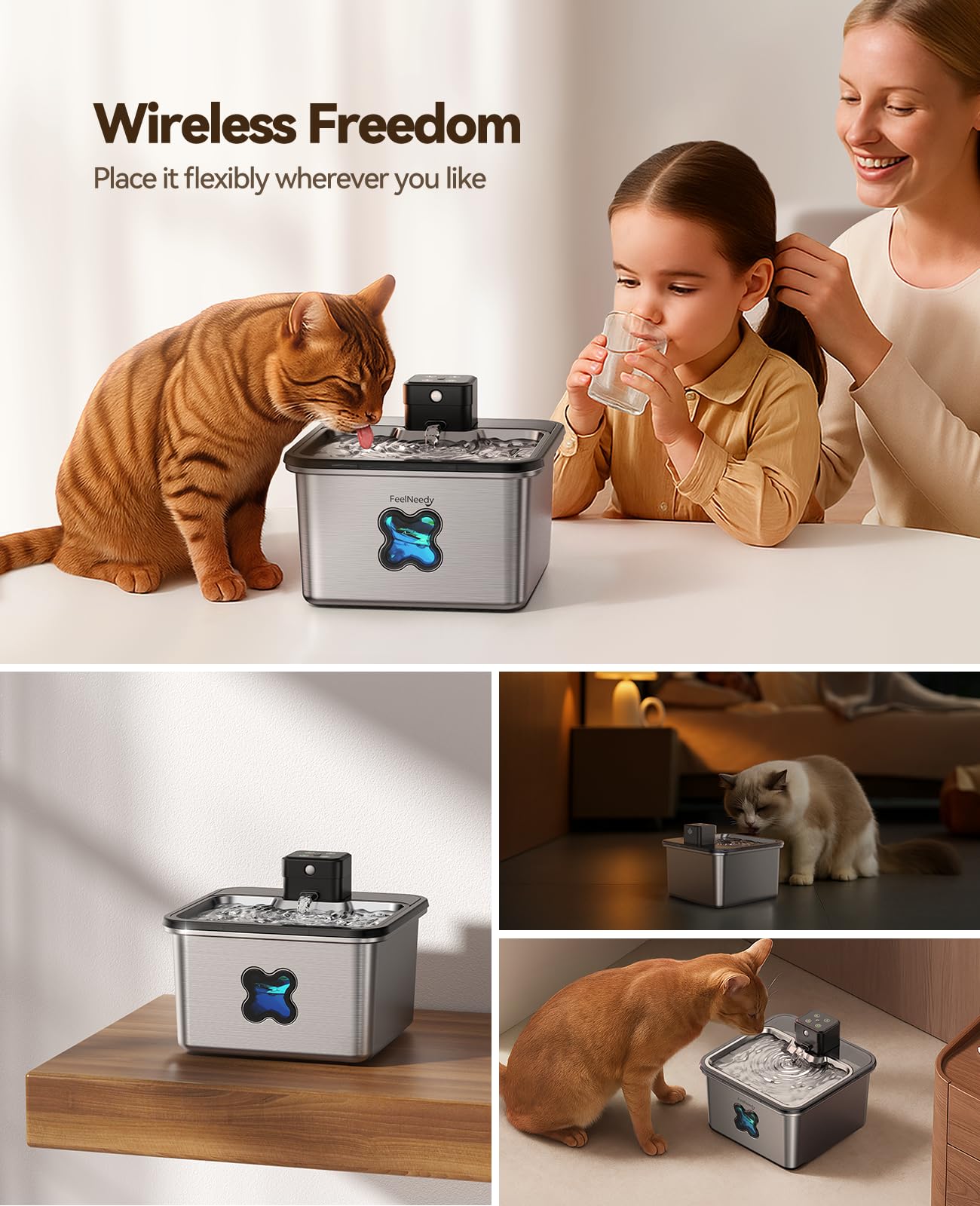 FEELNEEDY: batería de 4000mAh para uso inalámbrico prolongado