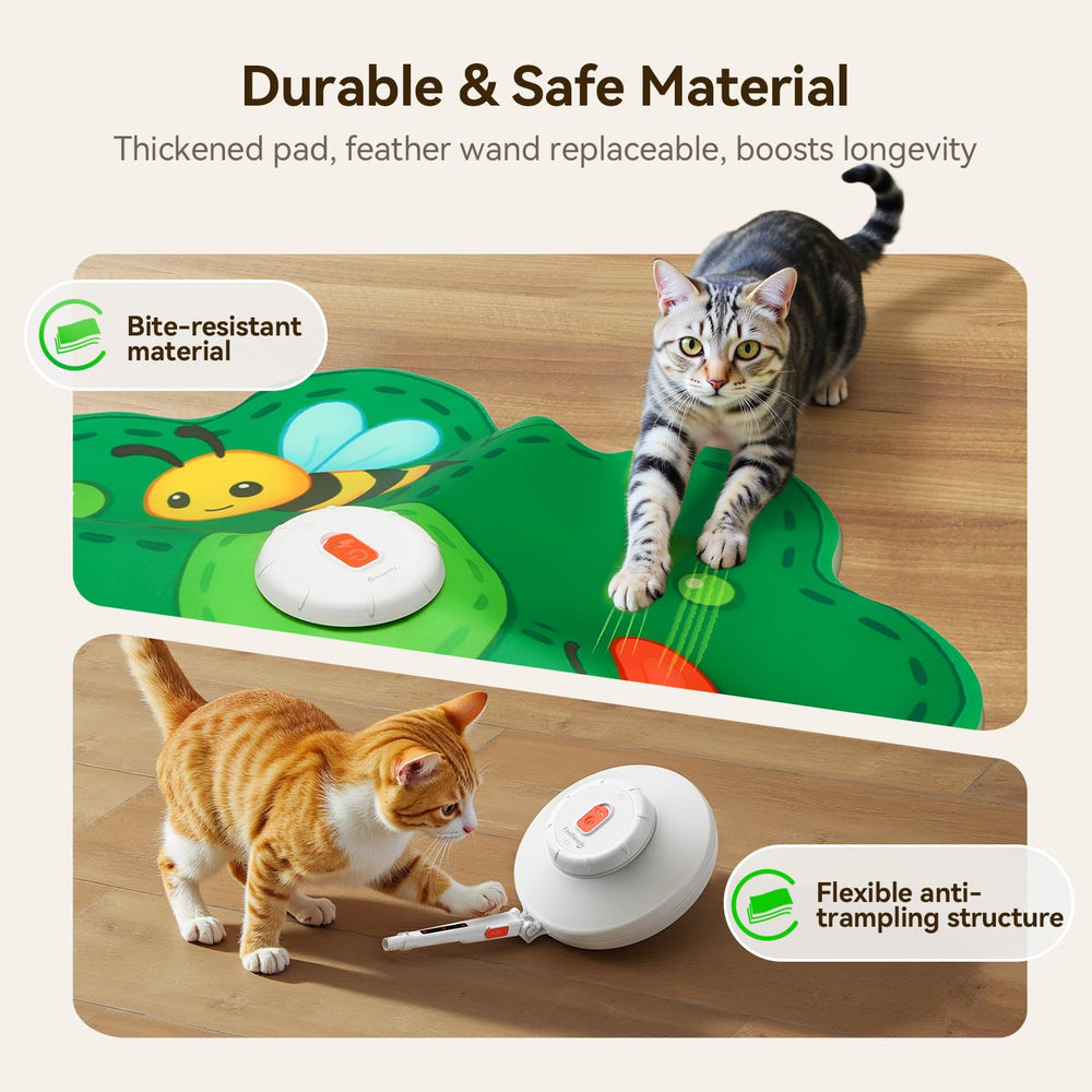 FEELNEEDY modos-ajustables-tres-velocidades: adaptar el juego al estado de ánimo del gato.