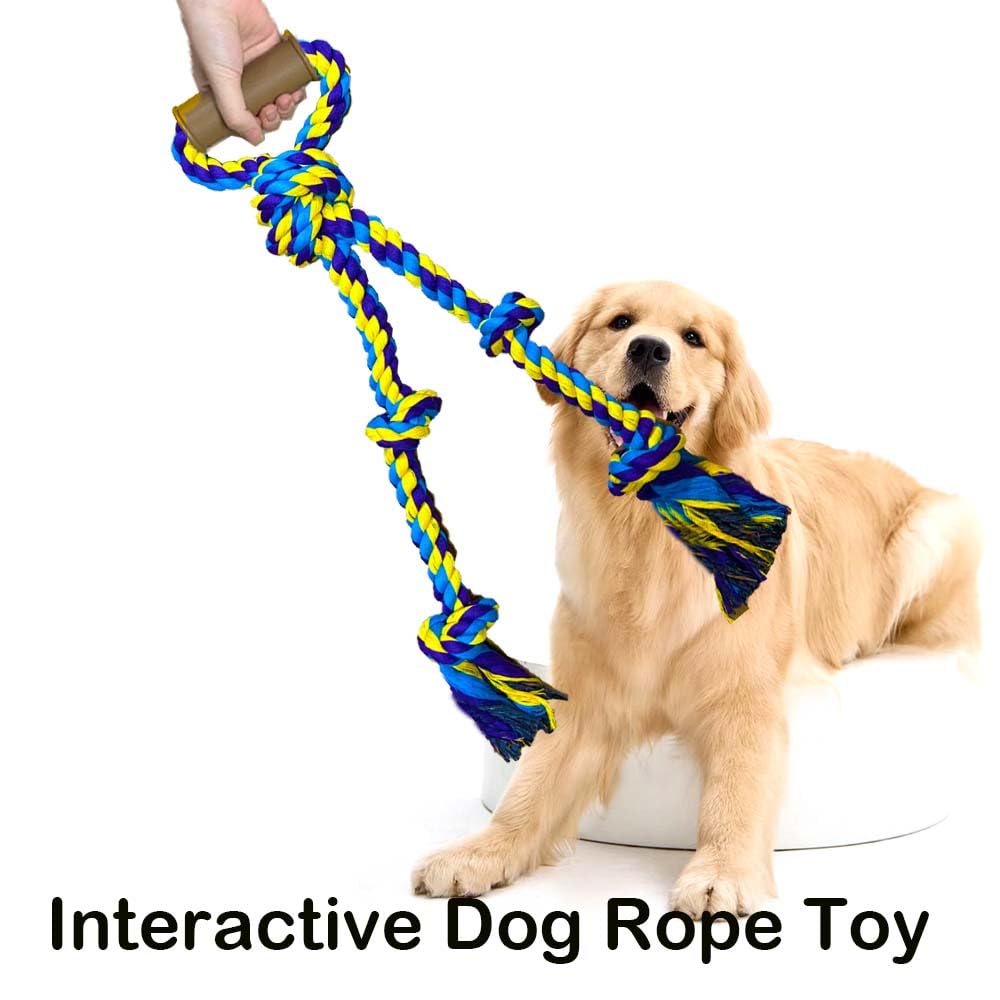  Fejapa juguete de cuerda para perros grandes con estimulo mental durante el juego