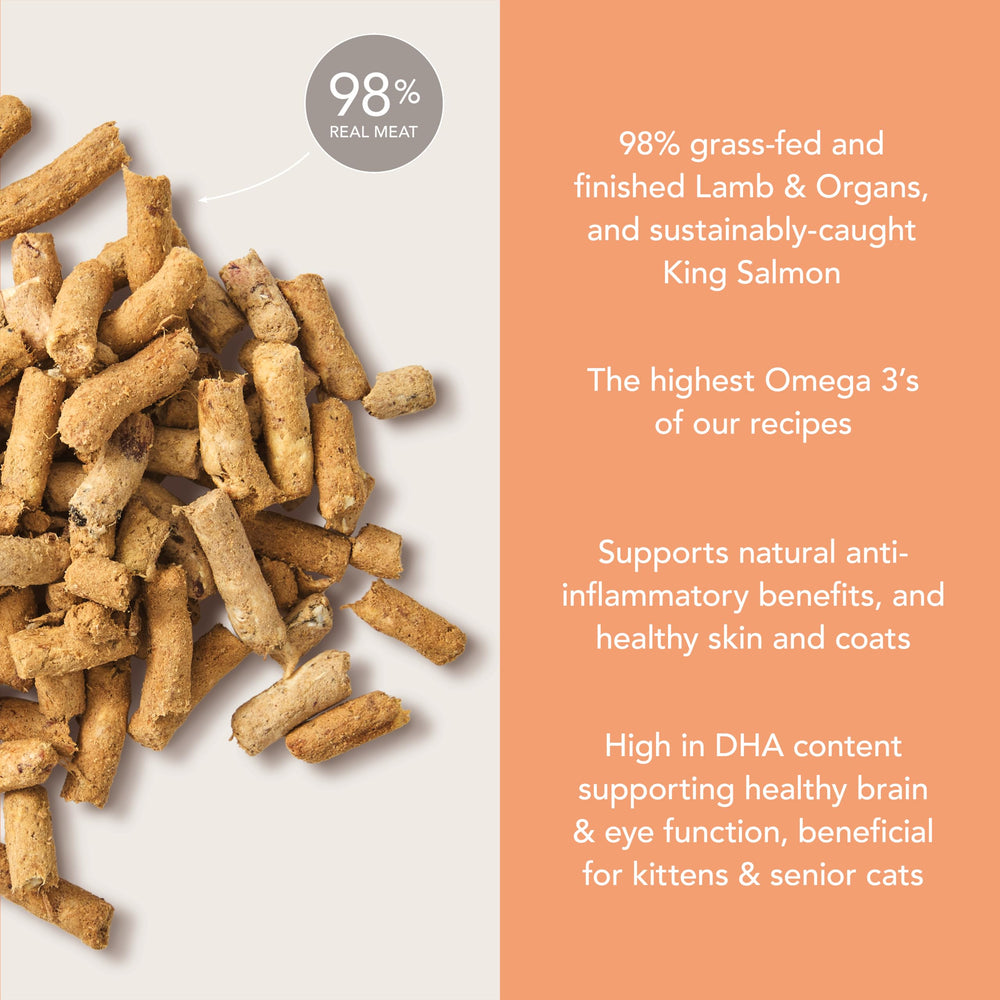 Feline Natural – Dieta 100% proteica sin granos para gatos carnívoros.
