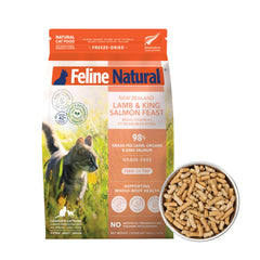 Feline Natural etiqueta clara y transparencia de ingredientes, ideal para dueños que buscan nutrición real