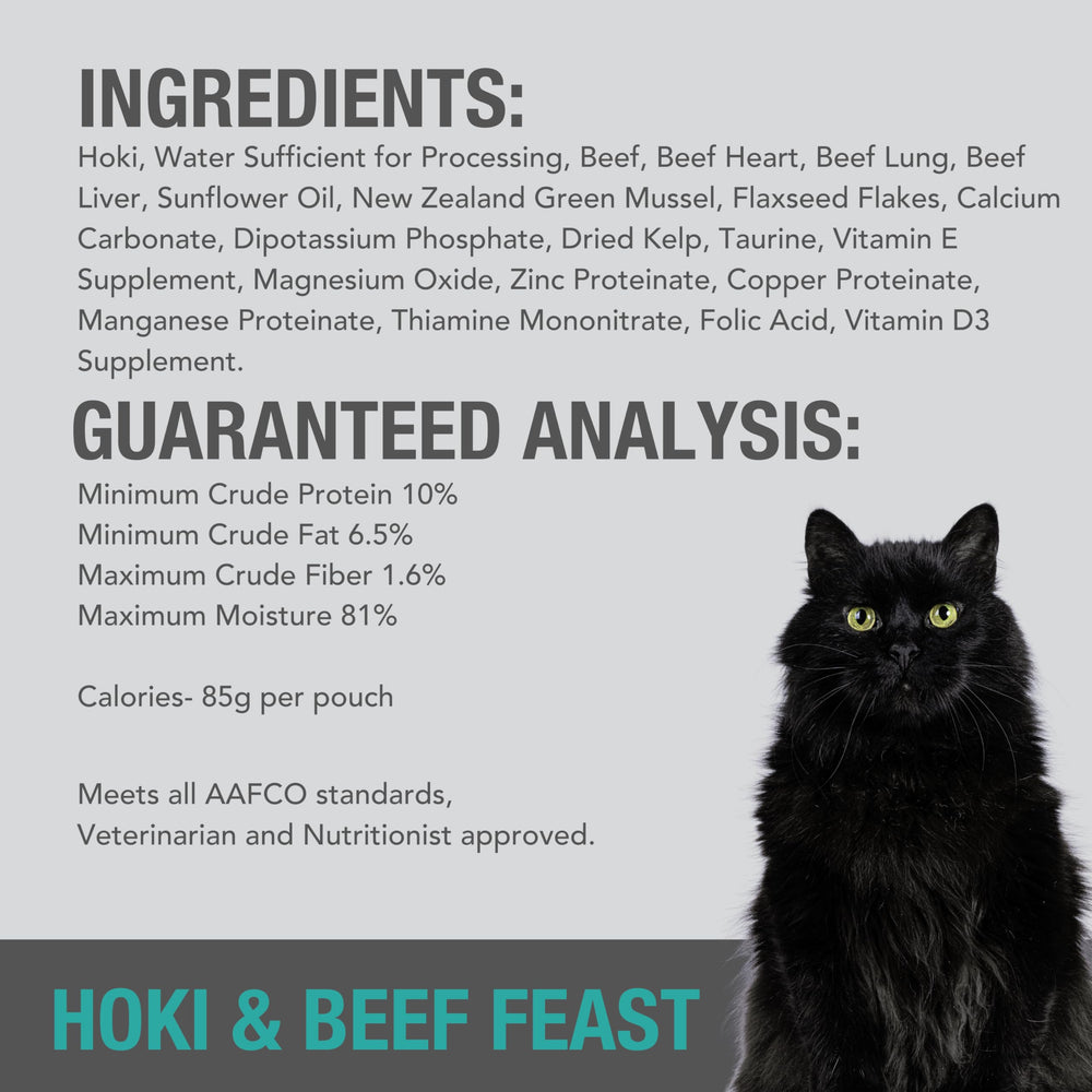 Feline Natural sin granos: dieta sin granos para estómagos sensibles.