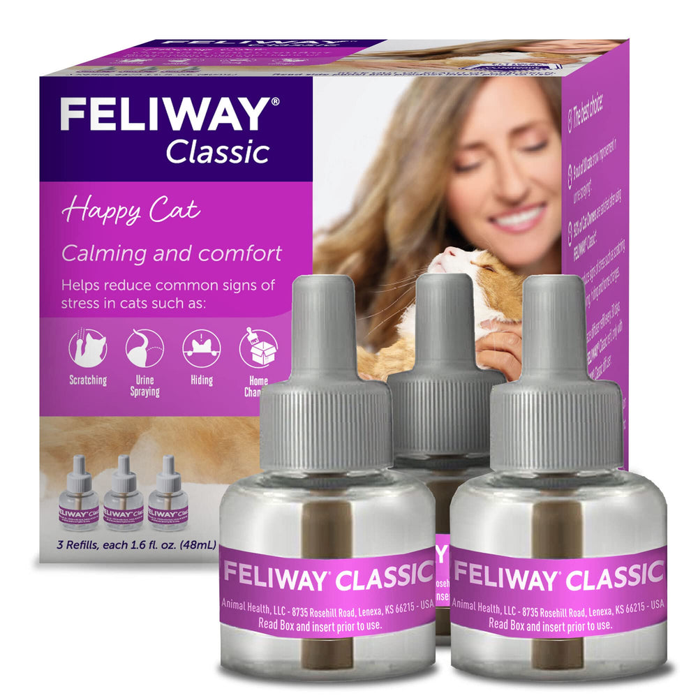 FELIWAY Classic recambios 48 ml para difusor, calma felina en casa