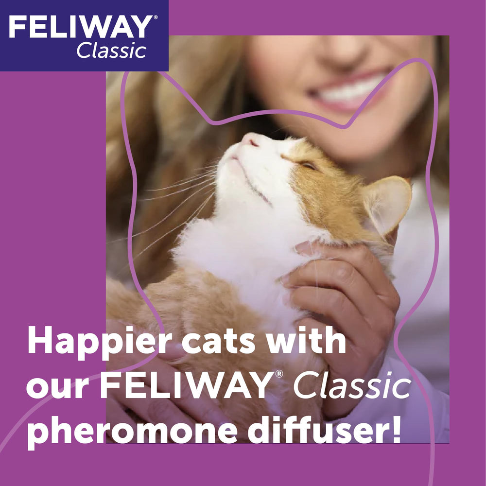 FELIWAY Classic recomendado por veterinarios para bienestar felino.