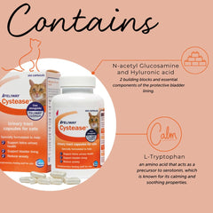 Feliway Cystease gato relajado tras la dosis.