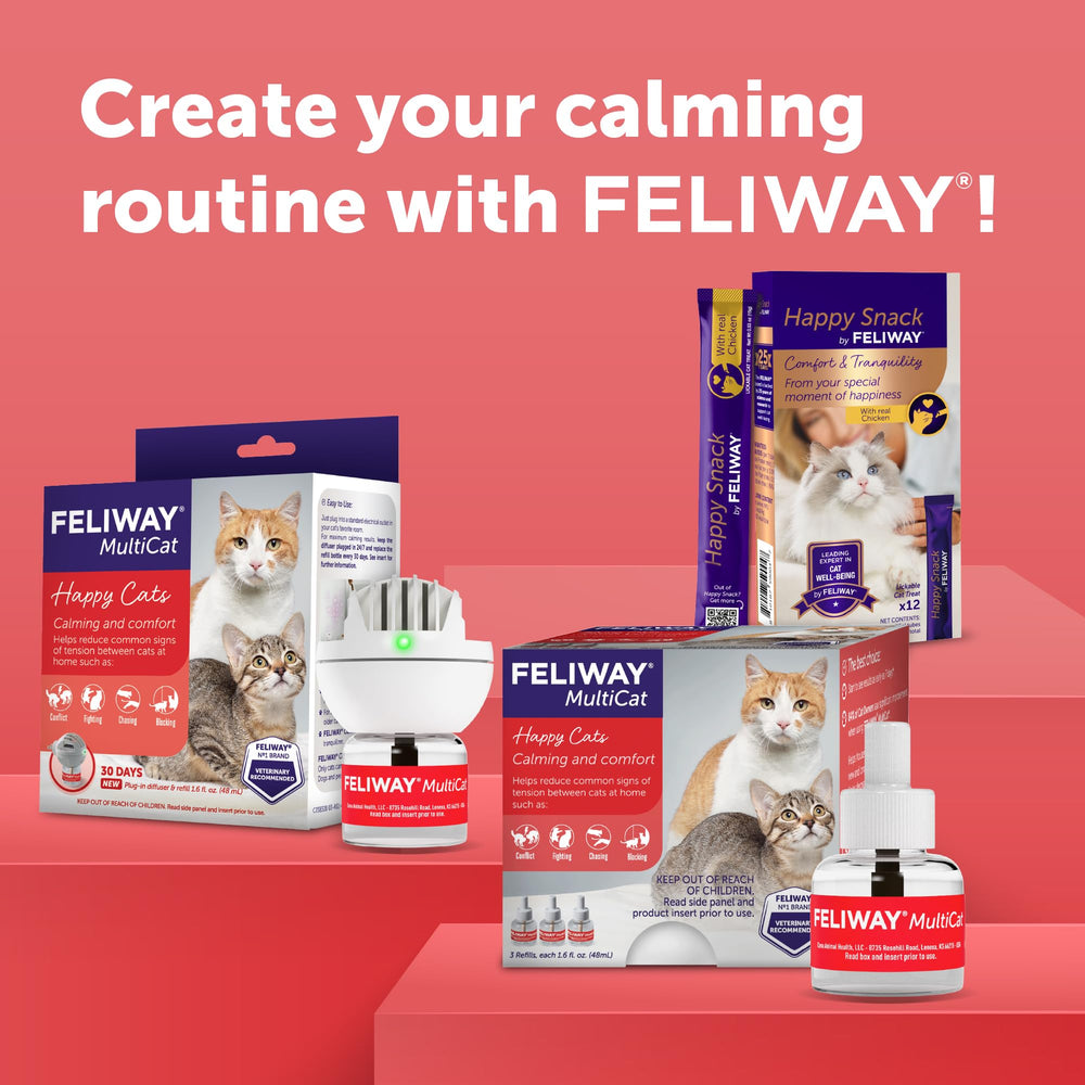 Feliway MultiCat: cubre áreas grandes del hogar para todos los gatos.