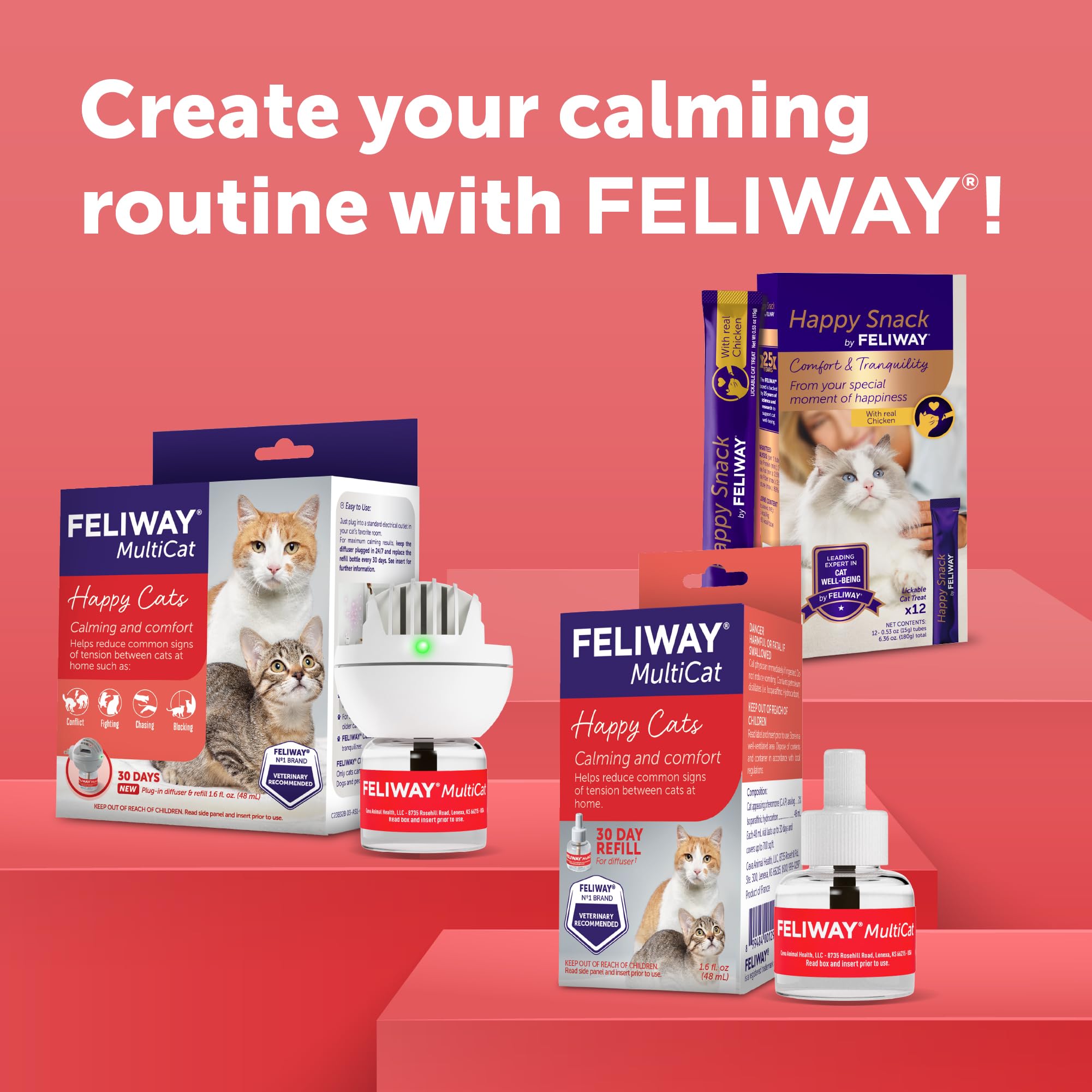 Zona habitual de casa con FELIWAY MultiCat en uso diario.