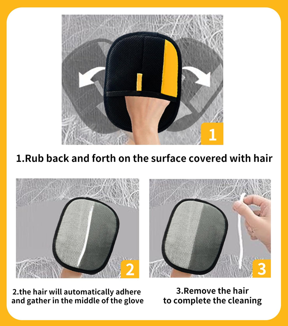 Guante quitapelo FENNIDICE para prendas, ideal para ropa y abrigos.