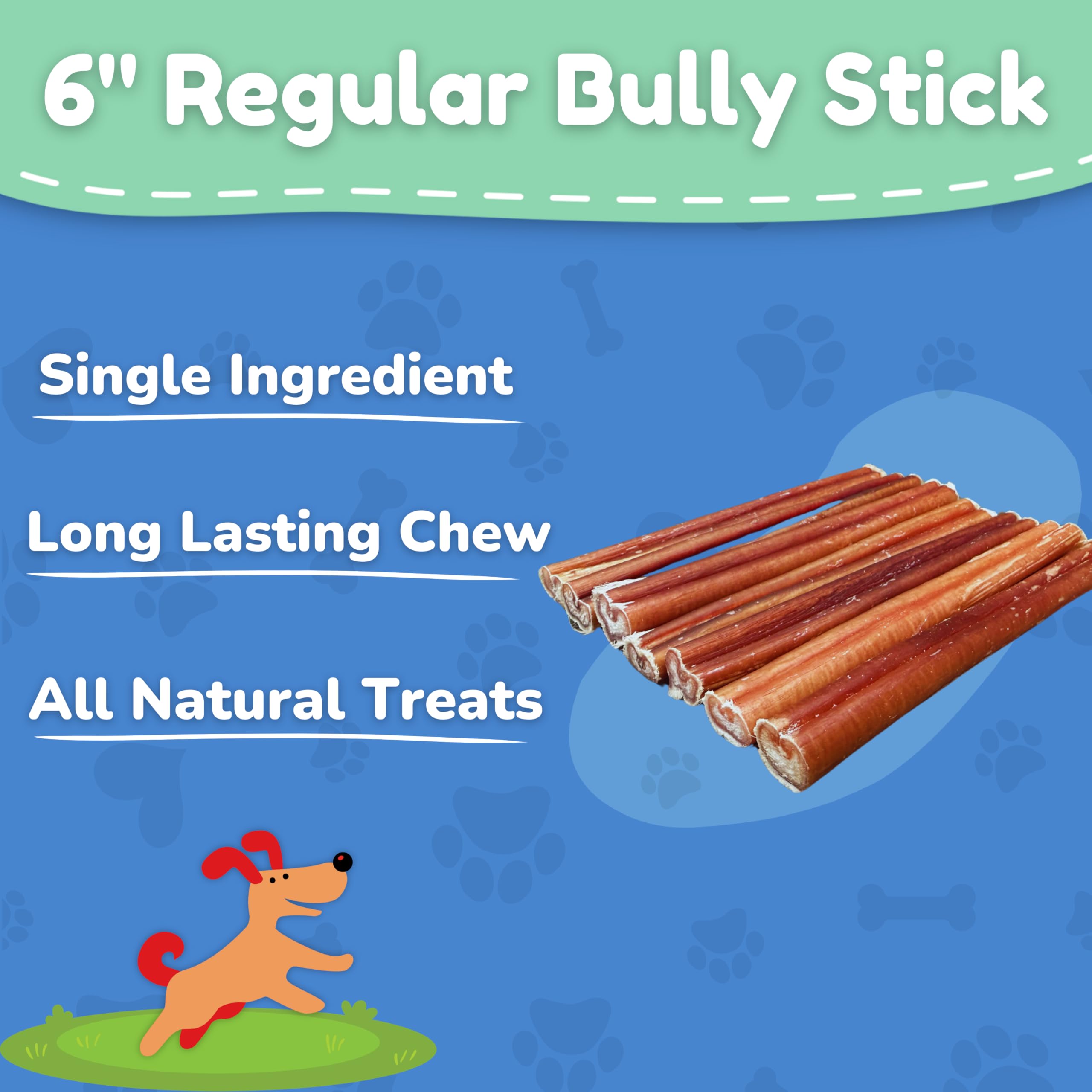 Fetch & Fun Bullysticks para higiene dental y limpieza de dientes