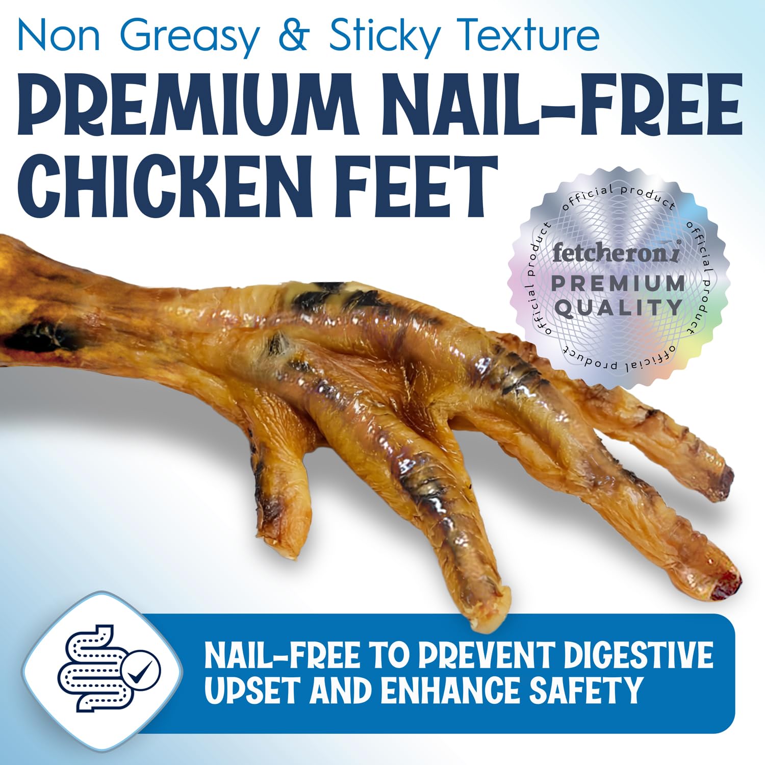 FETCHERONI huesos pollo sin aditivos, alimento sencillo