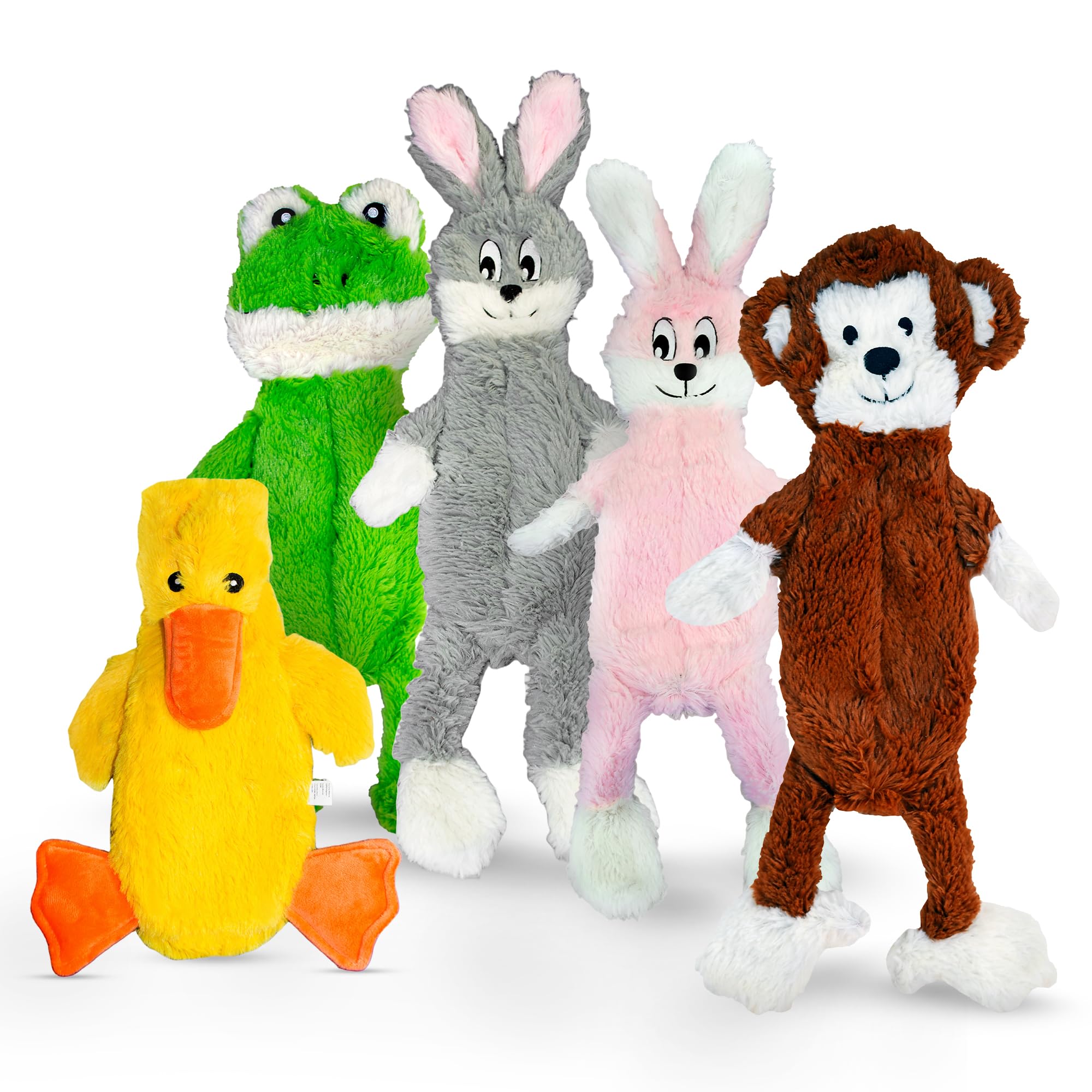 Juguete de peluche FGA MARKETPLACE sin relleno, vista frontal, ideal para juego silencioso