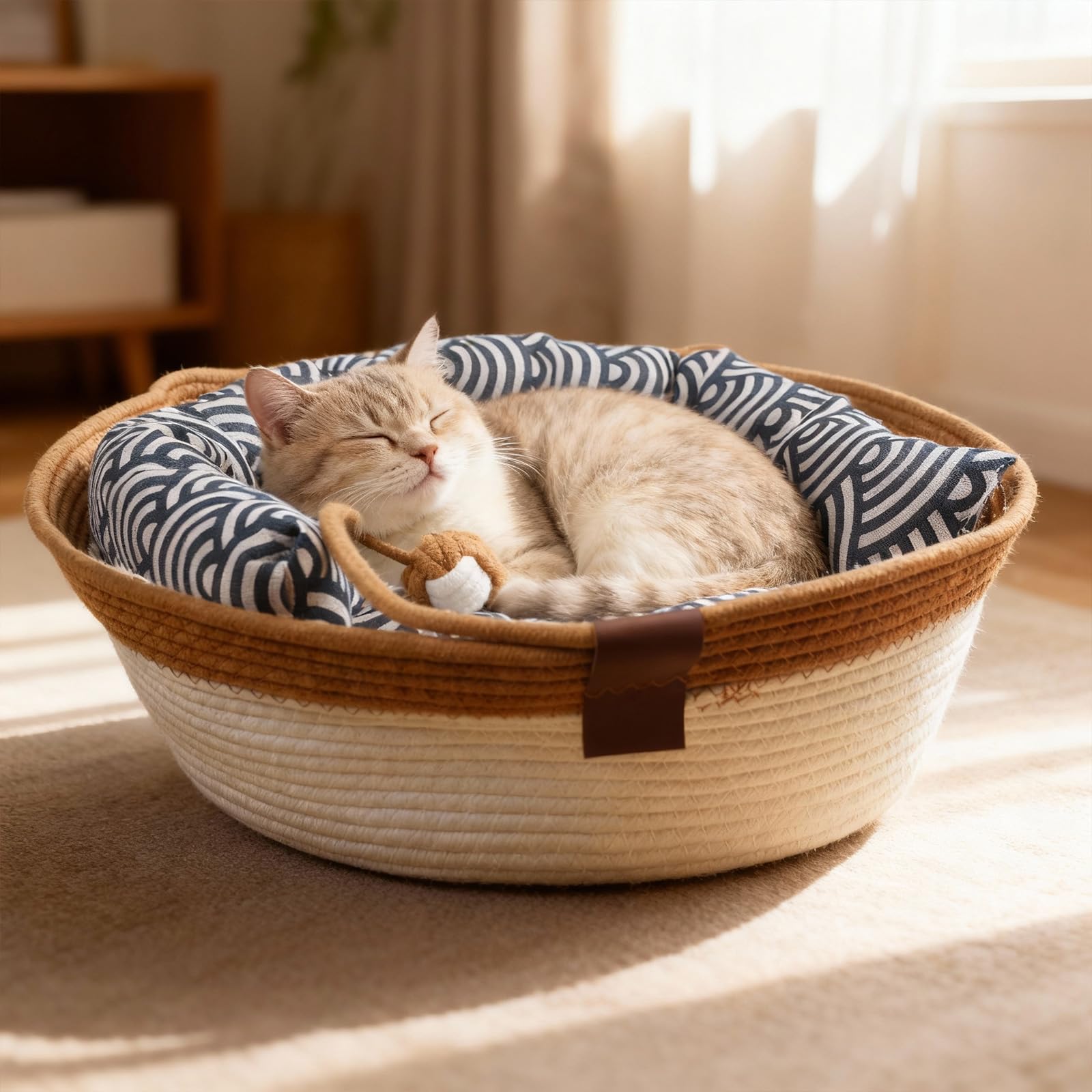 FHKPET Instinct Basket, construcción-resistente-cuerda-4-filamentos.