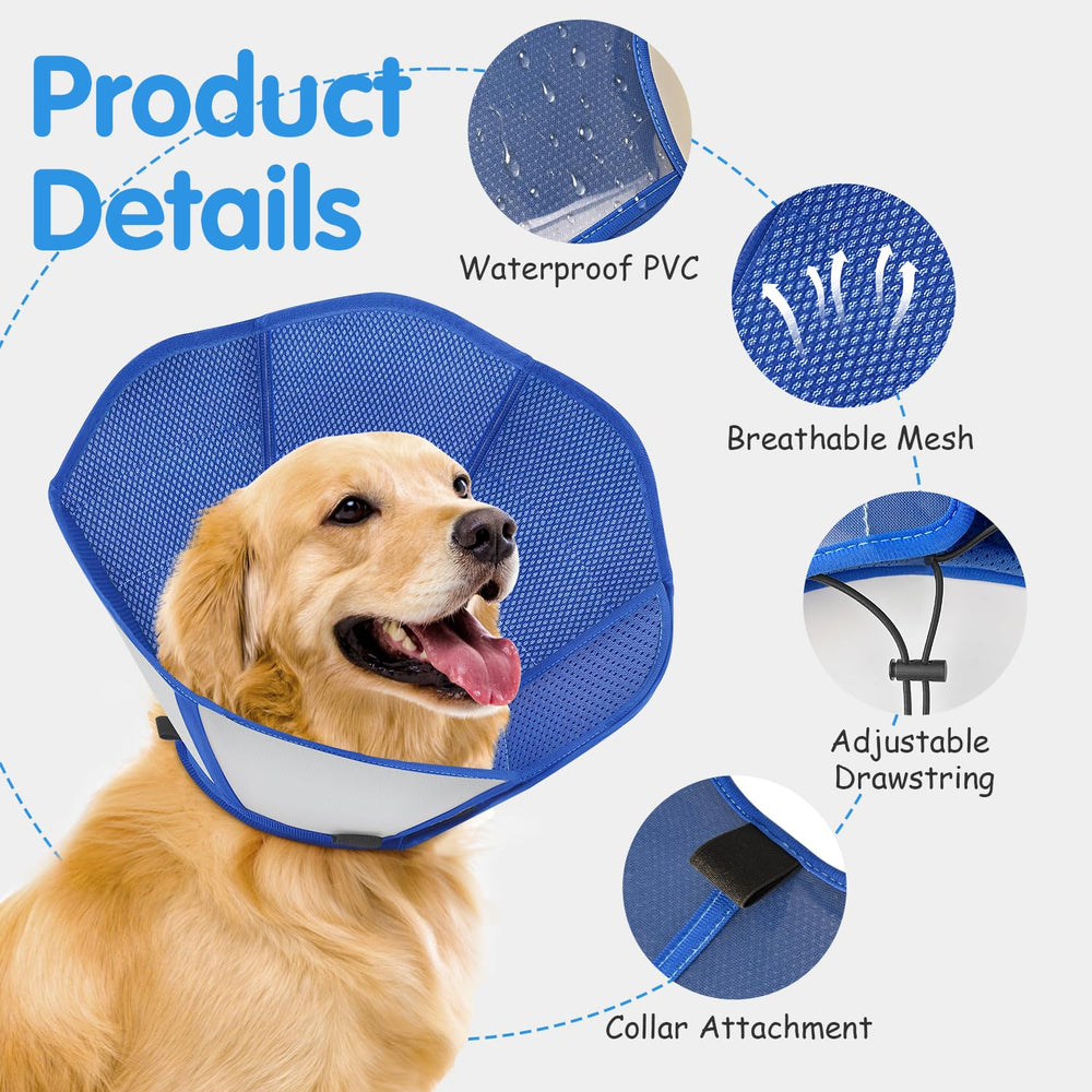 Cono con diseño de cuello seguro, ideal para recuperación y seguridad.