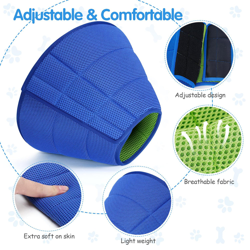 Cono Isabelino Fickte para perro grande, seguridad y libertad de movimiento