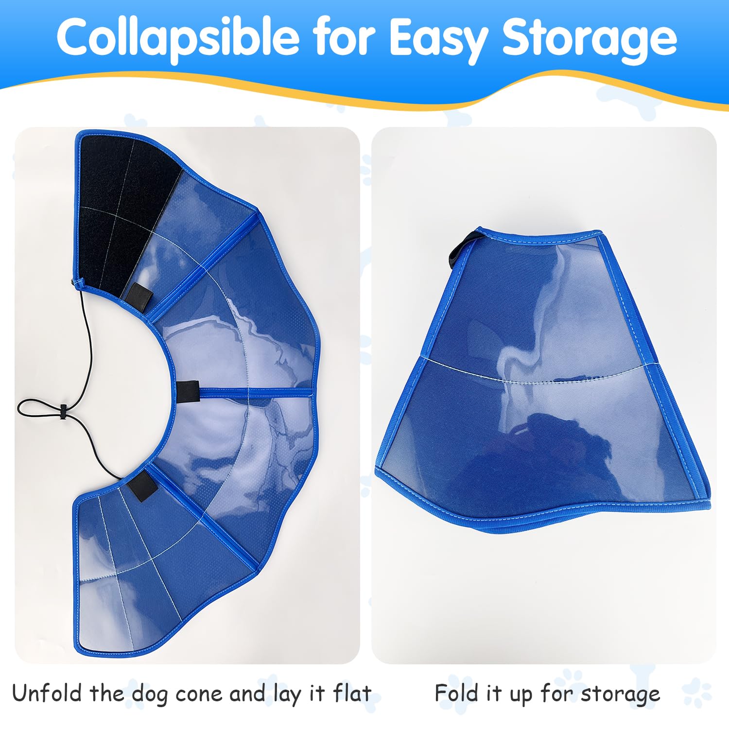 Cono Fickte en talla XL para perros grandes y robustos.