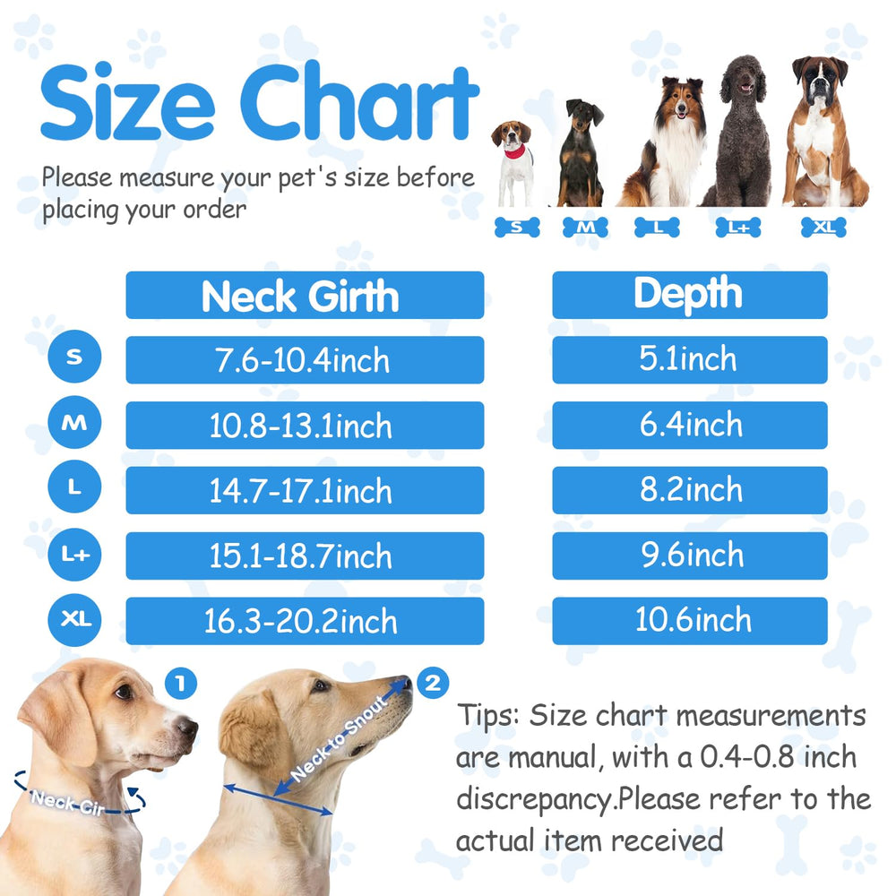 Cono de tallas para perros y gatos Fickte