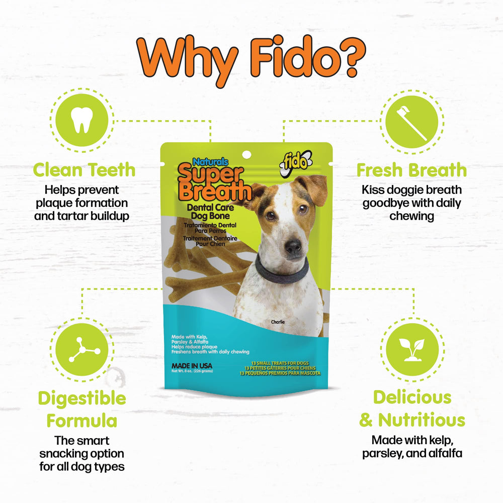 Fido bolsas con cierre para conservar frescura entre masticaciones