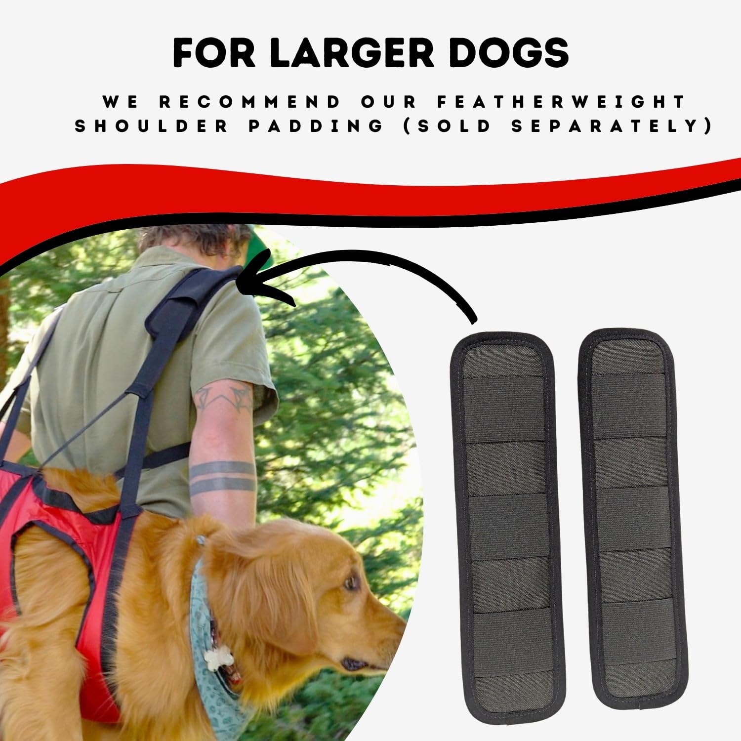 Fido Pro Airlift uso exterior emergencia rojo en terreno.