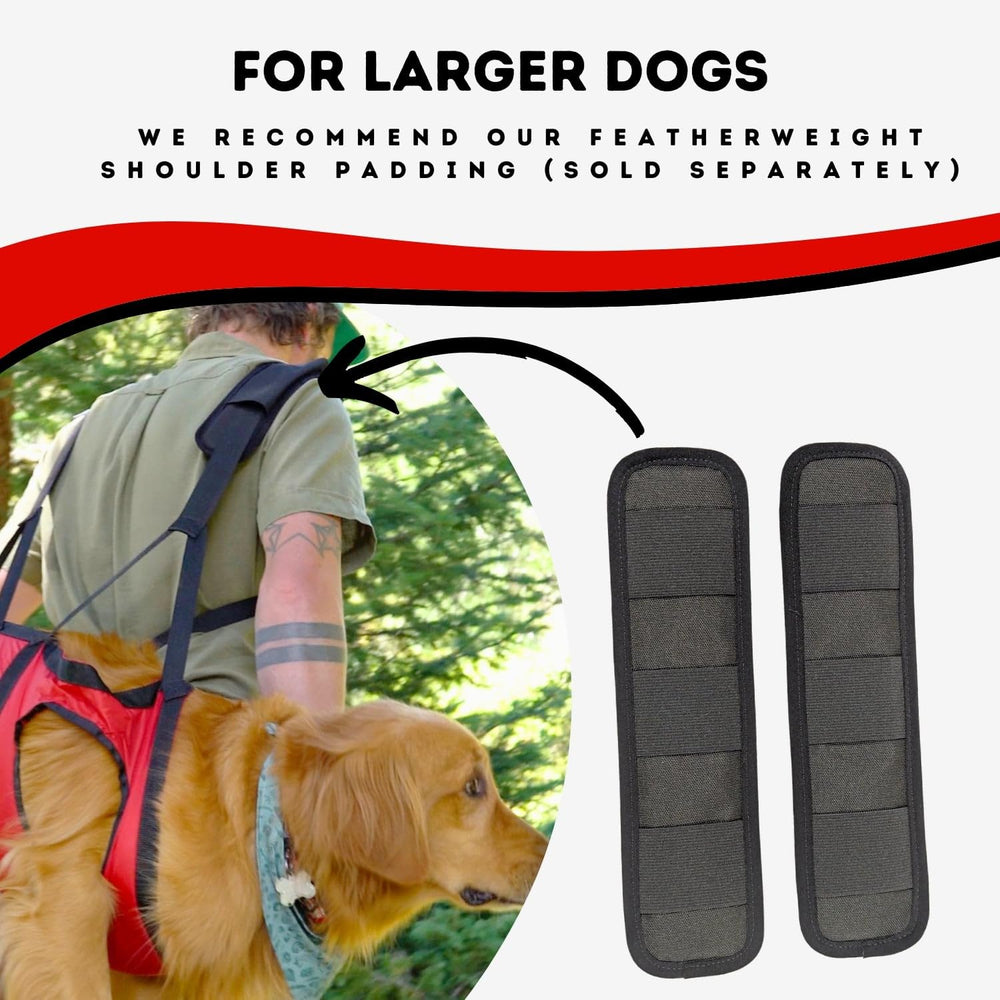 Fido Pro Airlift uso exterior emergencia rojo en terreno.
