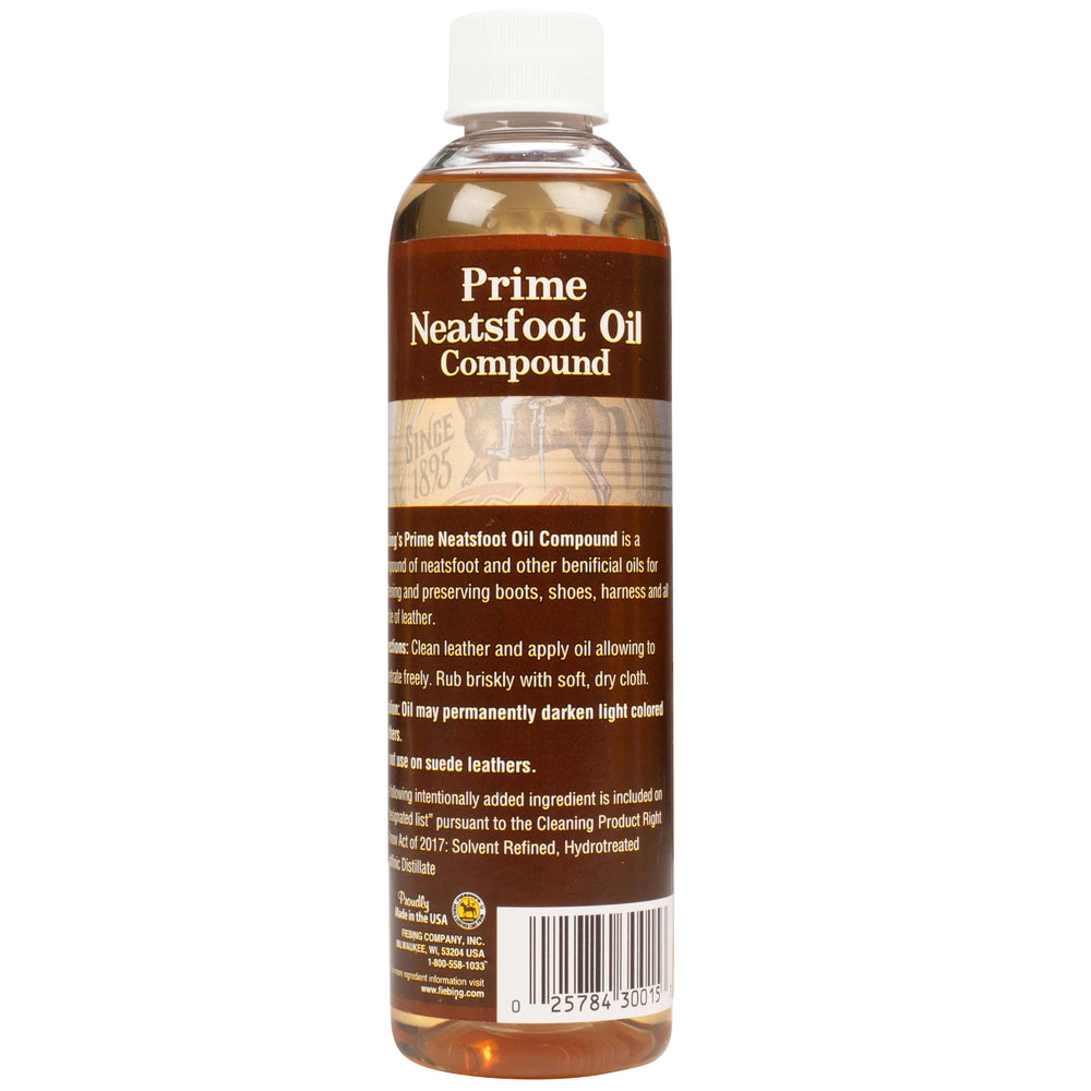 Fiebing's Prime Neatsfoot Oil: usos-diversos-cuero para botas, bolsos y muebles