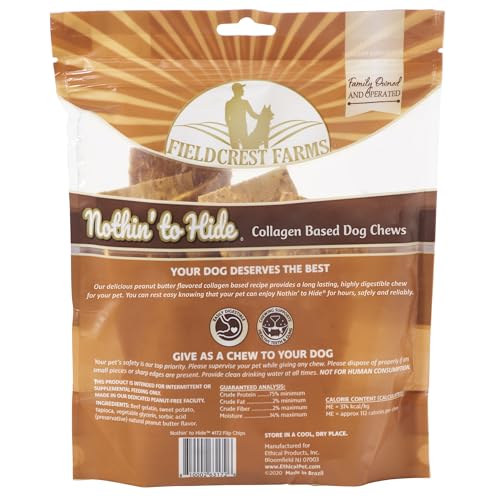 Fieldcrest Farms Nothin to Hide Flip Chips: empaque visible con snack natural para masticar