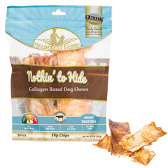 Fieldcrest Farms Nothin' to Hide Flip Chips empaque atractivo para premiar a tu perro.