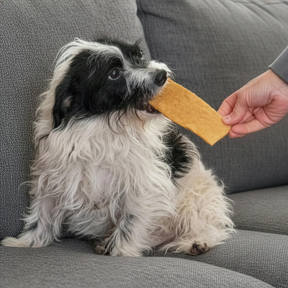 Fieldcrest Farms Nothin to Hide Flip Chips: sabor mantequilla de cacahuete que agrada a perros