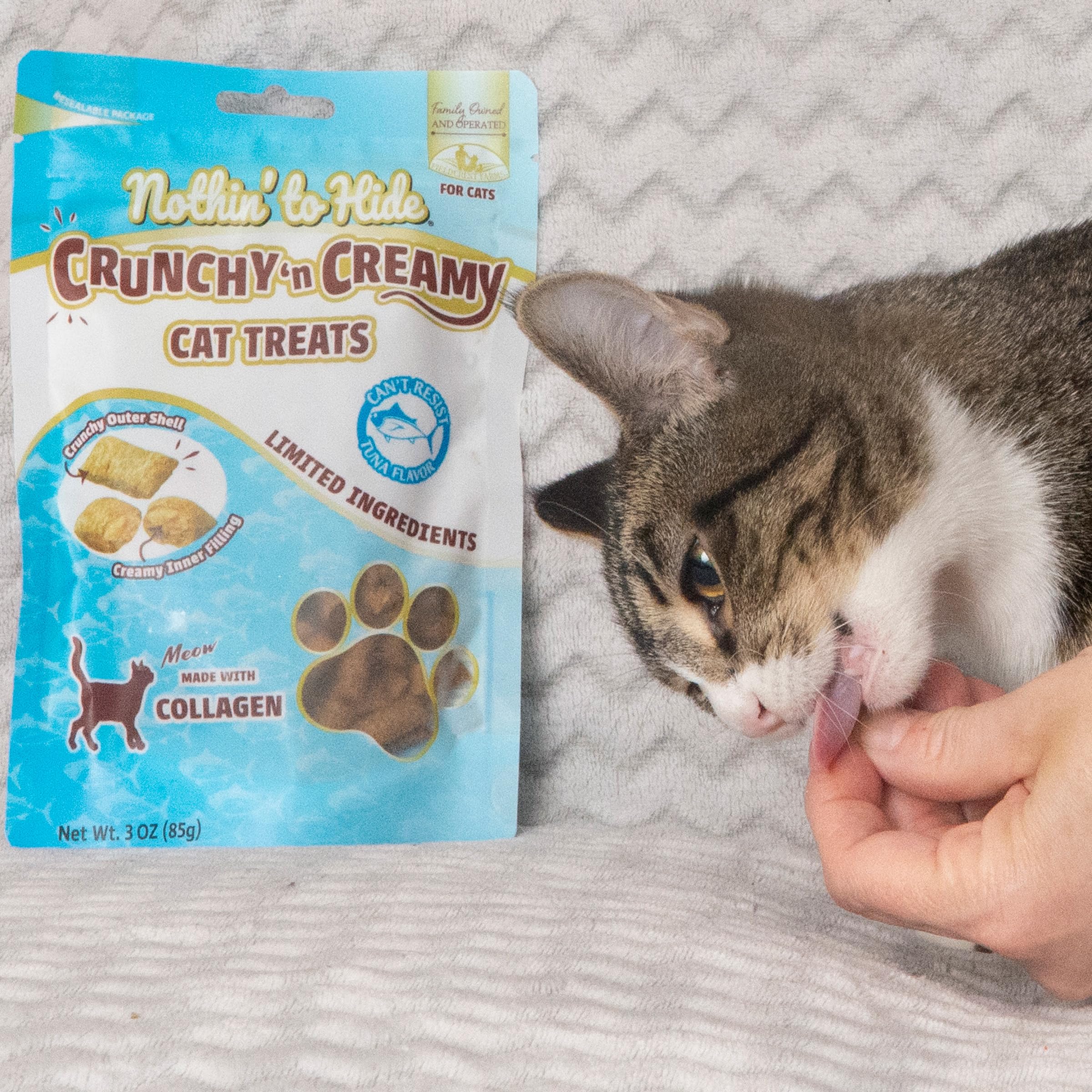 Fieldcrest Farms Nothin’ to Hide: sin trigo ni soja, opción digestiva para gatos sensibles.