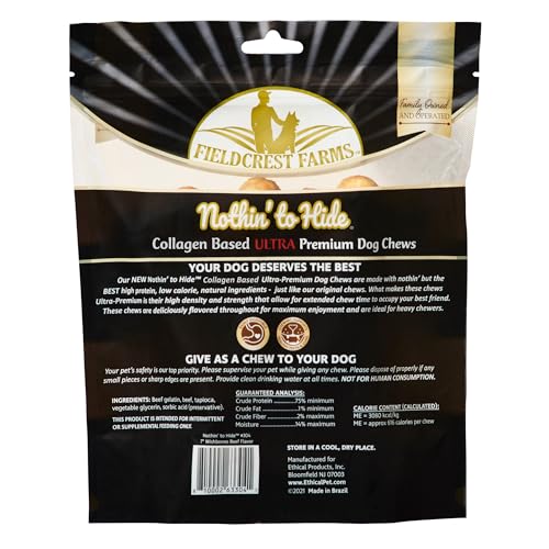 Fieldcrest Farms Nothin' to Hide tamaño 7 pulgadas, perfecto para perros grandes