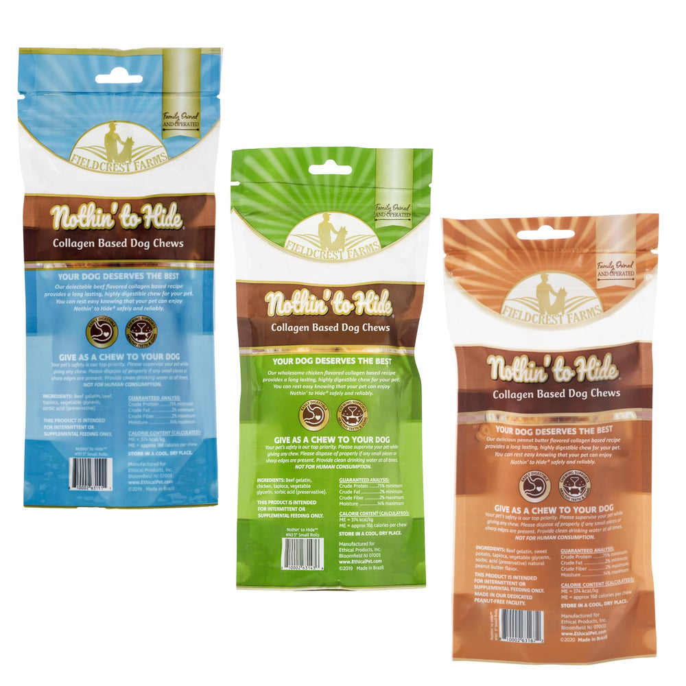 Fieldcrest Farms rollos mani naturales, sabrosos y fáciles de masticar