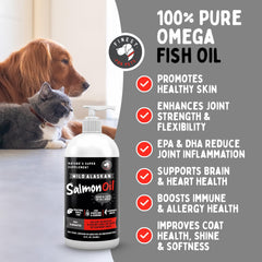 Finest For Pets: tapa cerrada del aceite, control de dosis diaria para articulaciones.