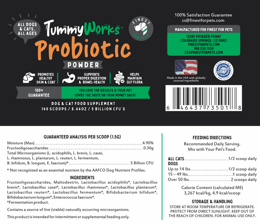 Producto TummyWorks hecho en EE. UU. con GMP.