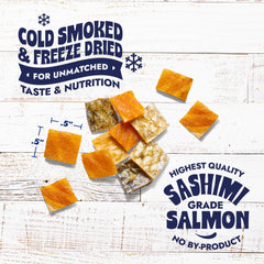 Finfare aroma sashimi de salmón: sabor tentador para felinos.