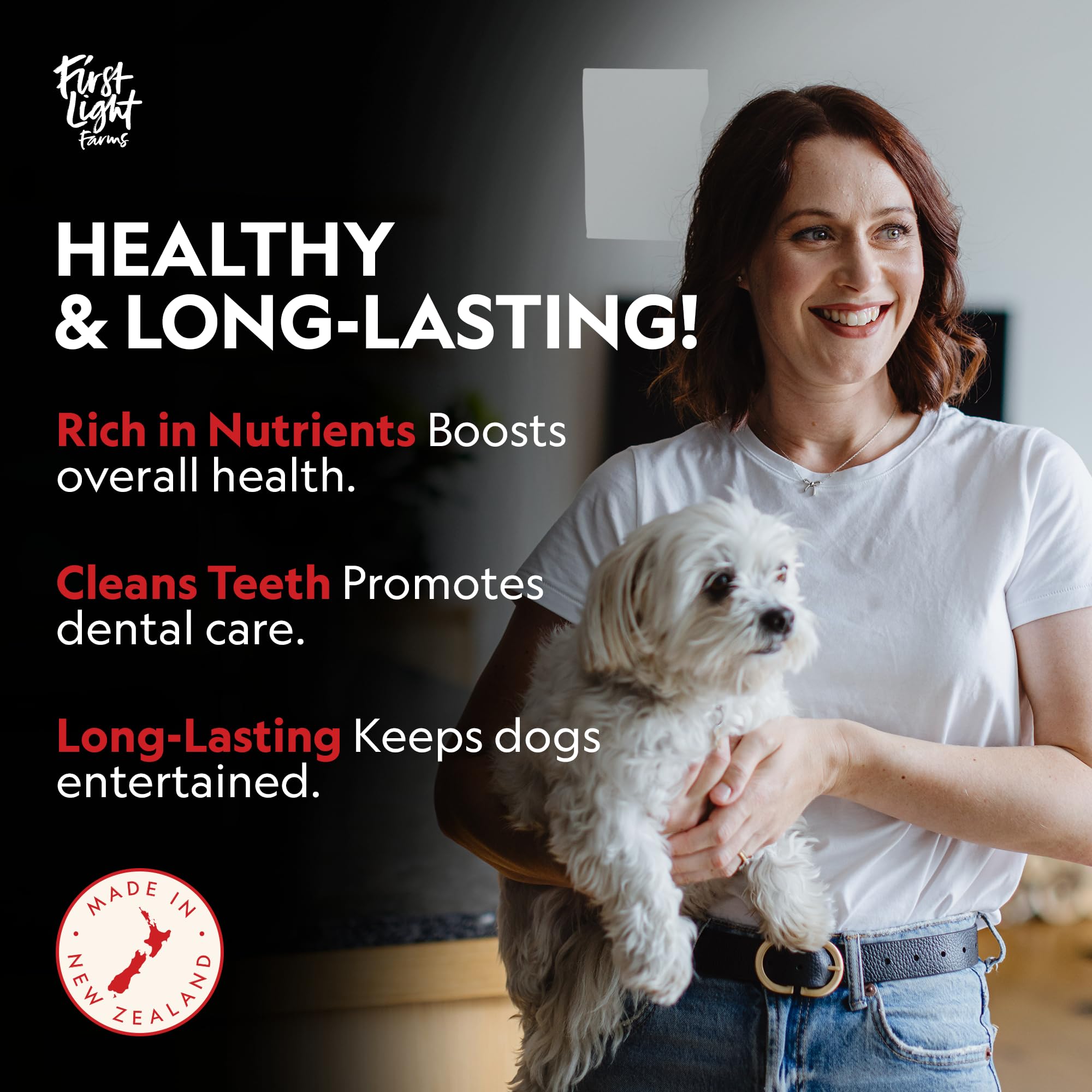 First Light: hueso tuétano de venado ideal para perros de masticación regular