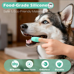 Firstfooby kit dedos para perros, conjunto completo de limpieza dental