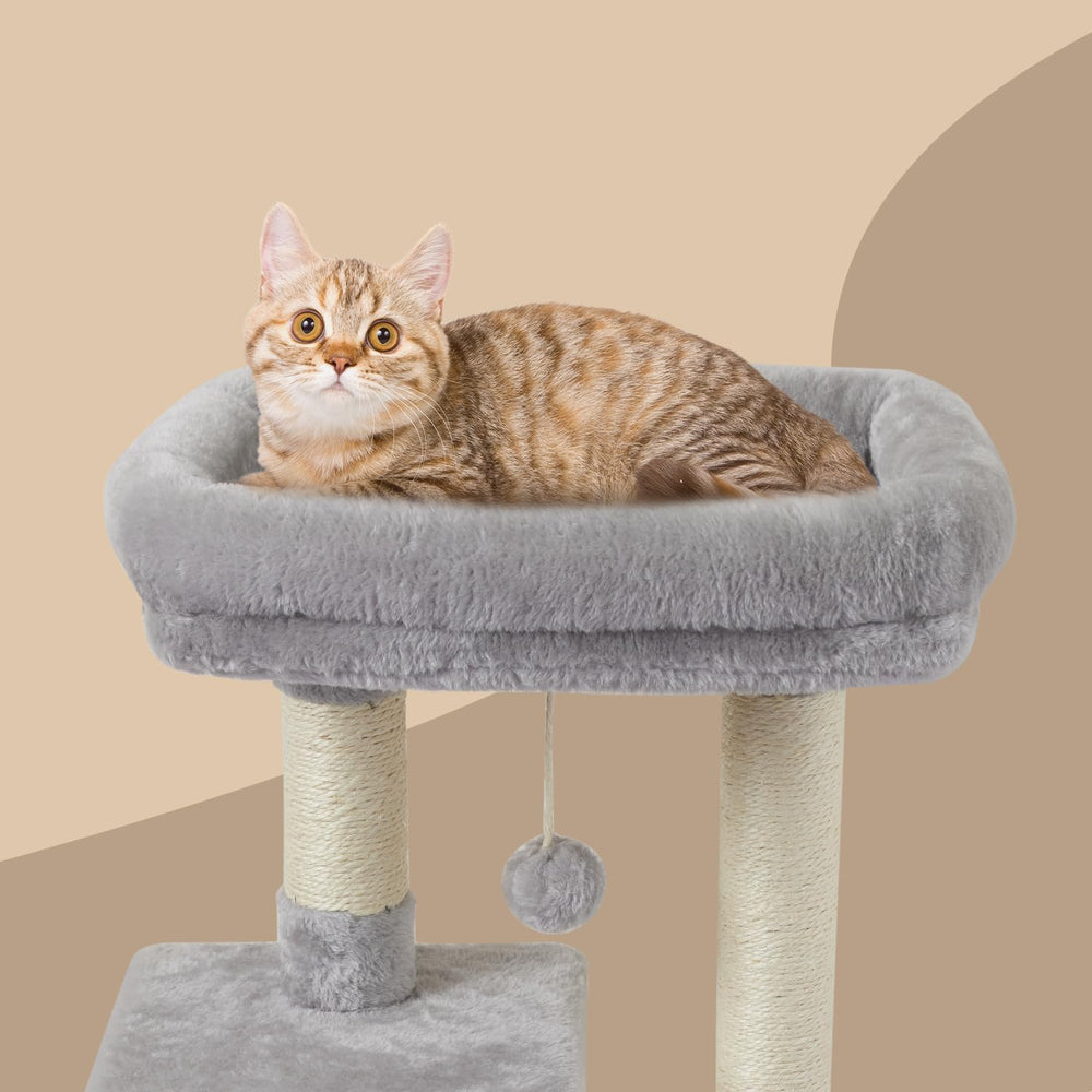 Torre modular estable para gatos dentro de casa