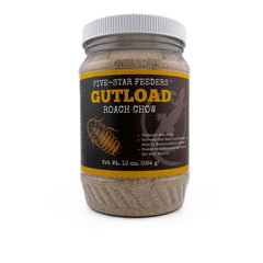 Five-Star Feeders Roach Gutload: frasco de 10 oz con nutrición balanceada para cucarachas