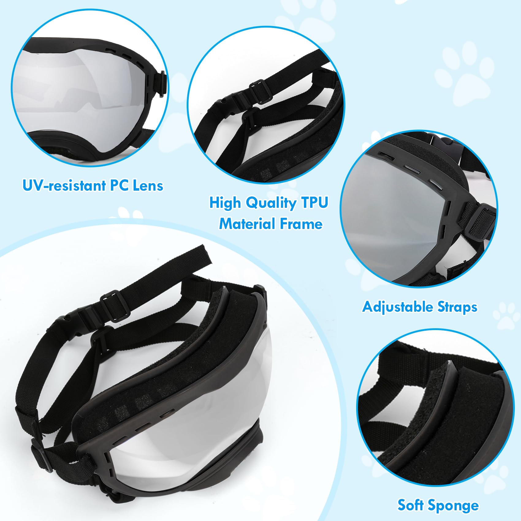 Flantor gafas para conducción veraniega protegen ojos del viento.