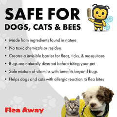 Flea Away caja de 3 unidades para perros y gatos