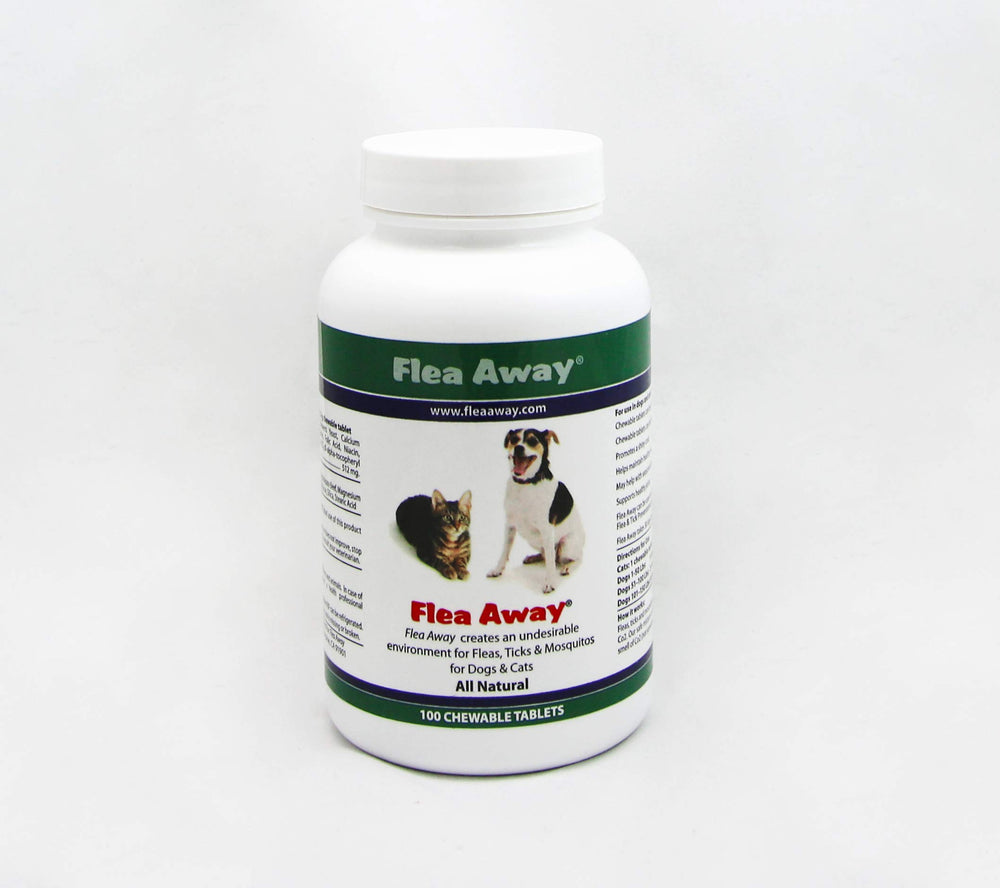 Flea Away tabletas masticables para perros y gatos, fácil de administrar