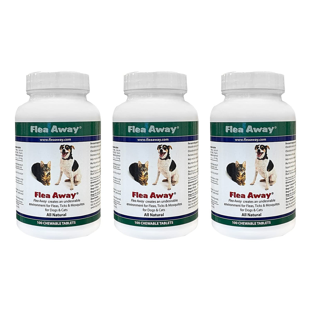 Flea Away tableta sabor hígado para mascotas