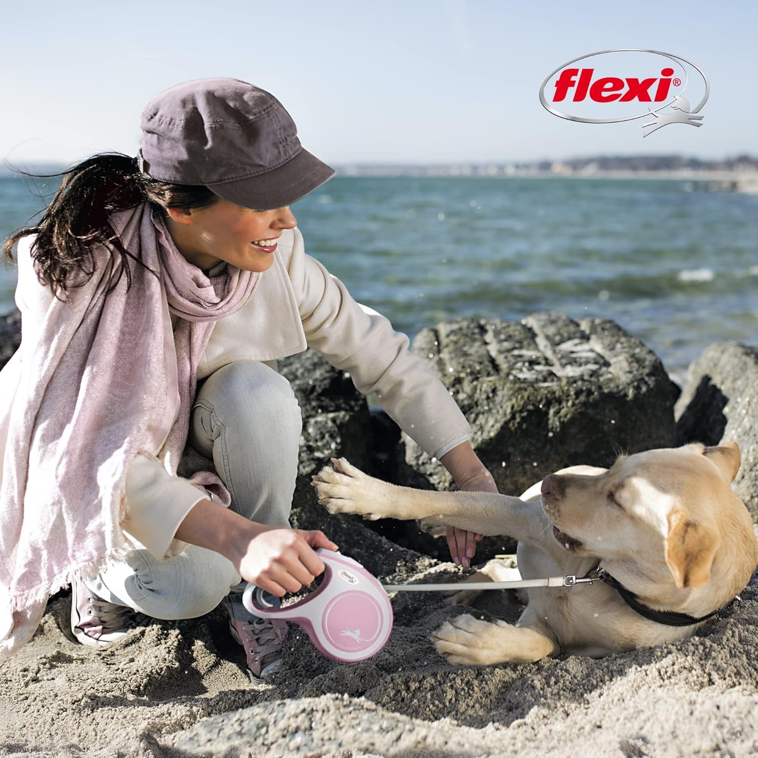 Correa FLEXI para perros de hasta 60 kg.