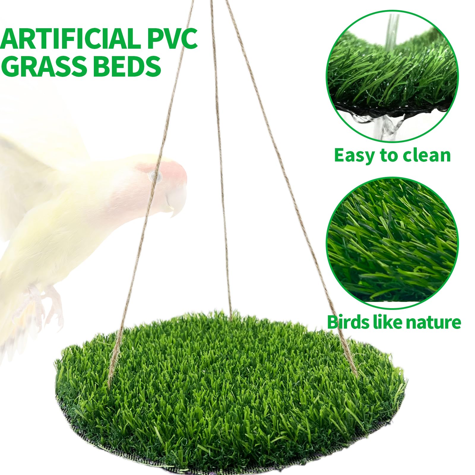 FlidRunest Tapete de entretenimiento para aves, mantiene a las aves activas