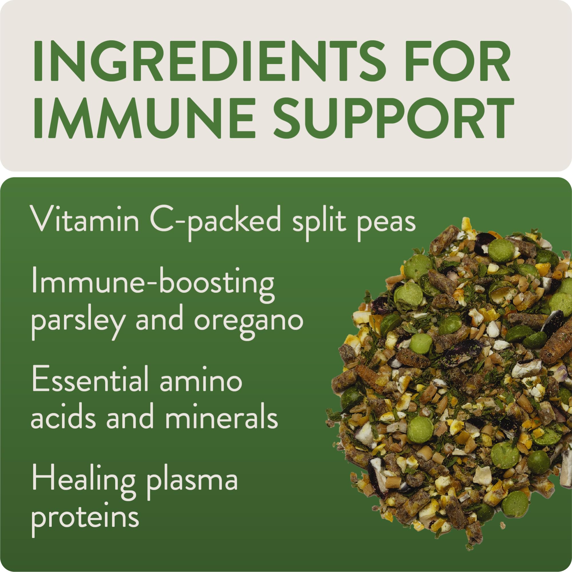 Defend de FLOCKLEADER con vitaminas C y zinc, posible impulso inmunitario