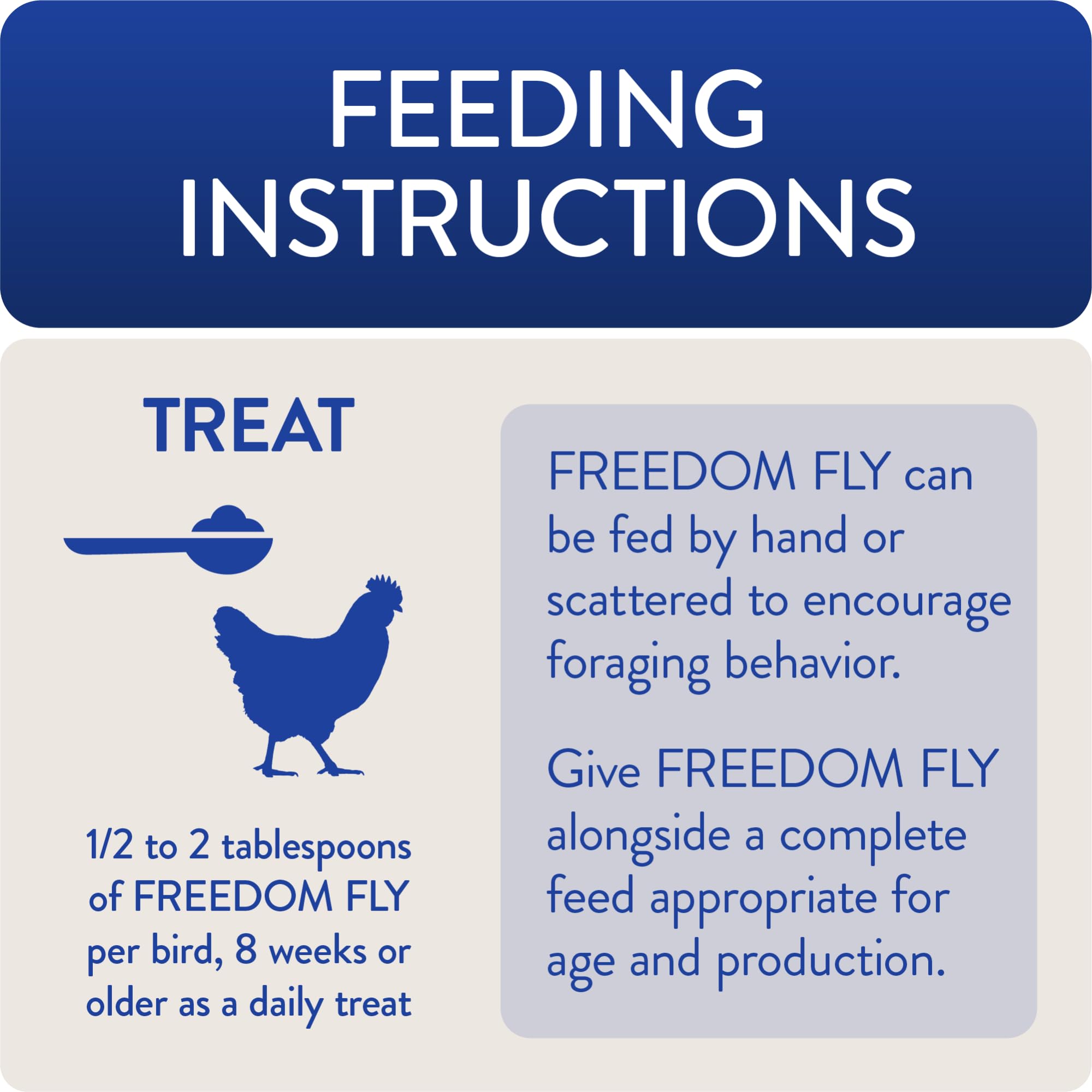 FLOCKLEADER Freedom Fly: apto para todas las especies avícolas.