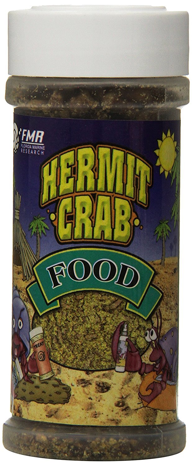 Florida Marine Research SFM00005 comida para cangrejo ermitaño en envase 4oz, fomenta ciclo de vida.