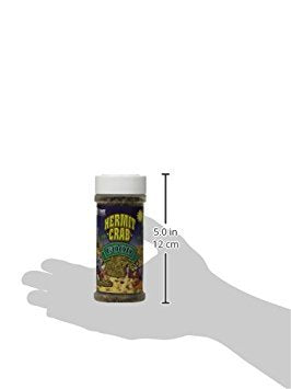 Florida Marine Research SFM00005 envase 4oz, práctico para alimentación diaria de cangrejo ermitaño.